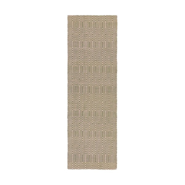 Gaiši brūns vilnas celiņa paklājs 66x200 cm Sloan – Asiatic Carpets