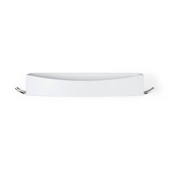 Balts pie sienas montējams pašturošs plaukts Compactor Clever Flip Shower Shelf-image-2