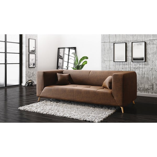 Medus dzeltens dīvāns MESONICA Toro, 217 cm-image-1