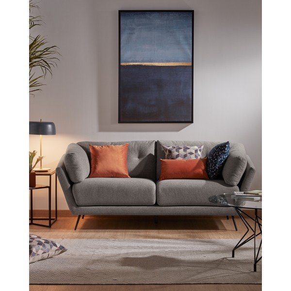 Zila glezna rāmī Kave Home Abstract, 60 x 90 cm-image-4