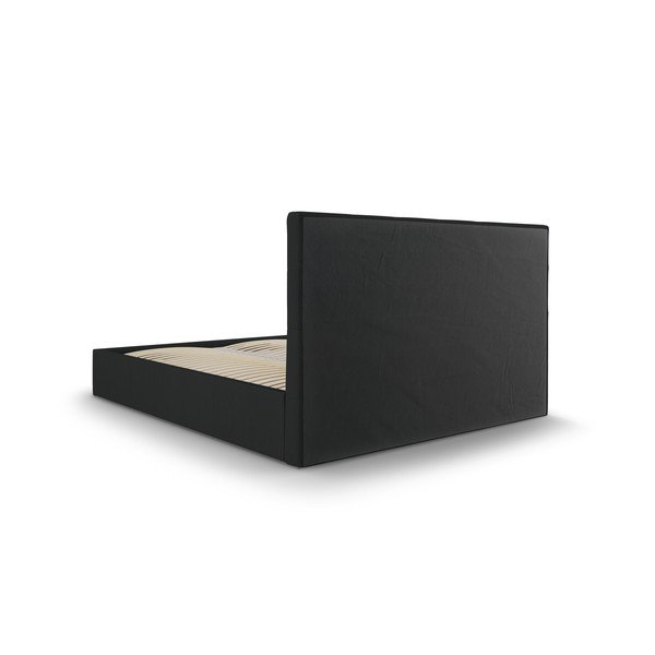 Melna divguļamā gulta Mazzini Beds Nerin, 180 x 200 cm-image-4