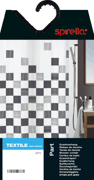 Dušas aizkars 180x200 cm Part – Spirella-image-1