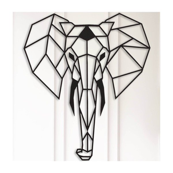 Melna sienas apdare Elephantino
