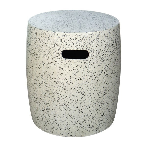 Teraco cementa apaļš dārza sānu galdiņš ø 40 cm Terrazzo – LDK Garden