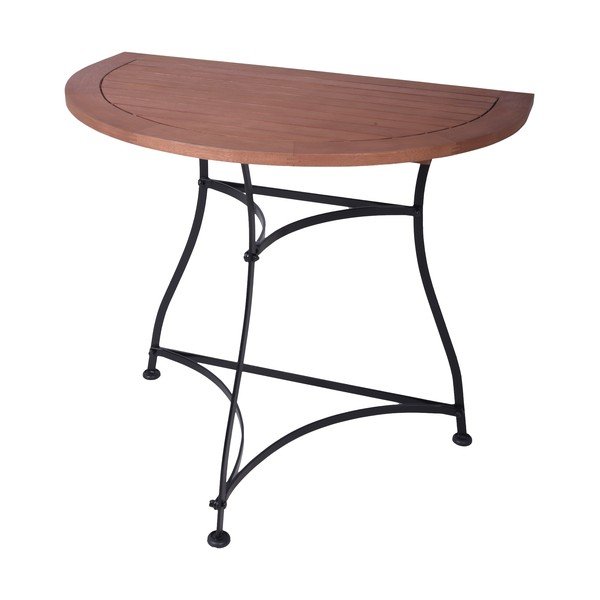 Eikalipta masīvkoka dārza sānu galdiņš 54x85 cm Wien – Garden Pleasure-image-1