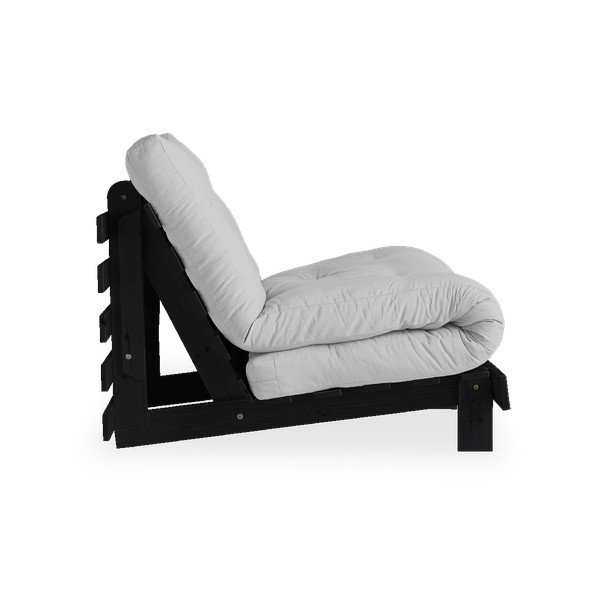 Izlaižams krēsls Karup Design Roots Black Light Grey-image-3