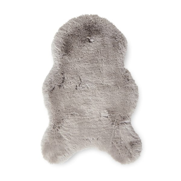 Gaiši pelēka sintētiska kažokāda 60x90 cm Super Teddy – Think Rugs