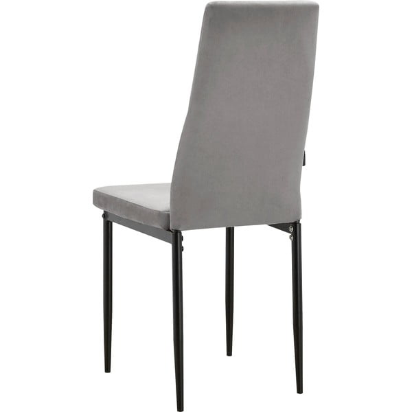 Pelēki samta pusdienu krēsli (2 gab.) Kelly – Støraa-image-3