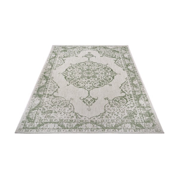 Zaļi bēšs āra paklājs Ragami Oslo, 80 x 150 cm-image-2