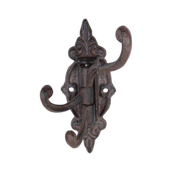 Tumši brūns metāla sienas āķis – Esschert Design-image-3
