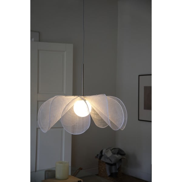 Balta piekaramā lampa ar stikla abažūru ø 75 cm Styrka – Markslöjd-image-3