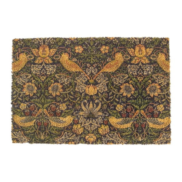 Kokosšķiedras kājslauķis 40x60 cm William Morris Strawberry Thief – Artsy Doormats