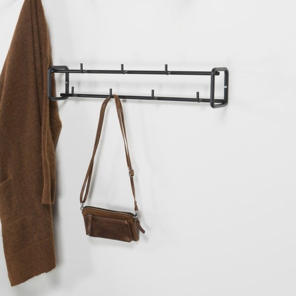 Melns metāla sienas pakaramais Clint – Spinder Design-image-3