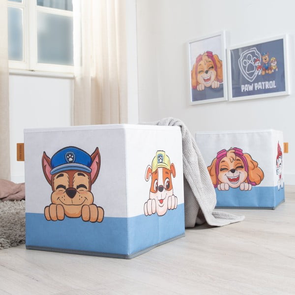 Tekstila bērnu rotaļlietu organizatori (2 gab.) 27x27x27 cm Paw Patrol – Roba-image-3