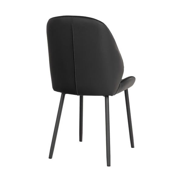 Melni pusdienu krēsli (2 gab.) Monte Carlo – House Nordic-image-3