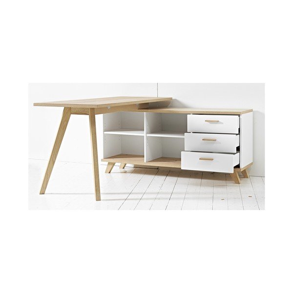 Darba galds ar baltu plauktu Germania Oslo-image-1