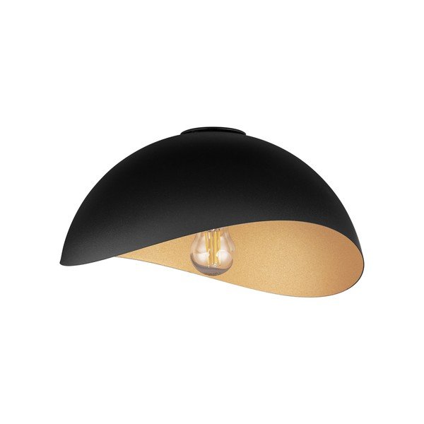 Matēti melna/zelta krāsas metāla griestu lampa Opsi – Nova Luce