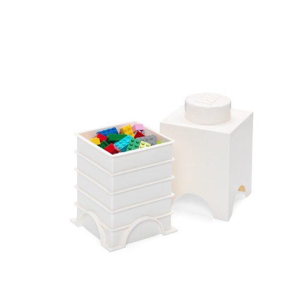 Balta LEGO® glabāšanas kaste-image-2