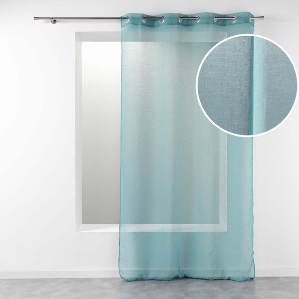 Tirkīzzils dienas aizkars 140x280 cm Telma – douceur d'intérieur-image-2