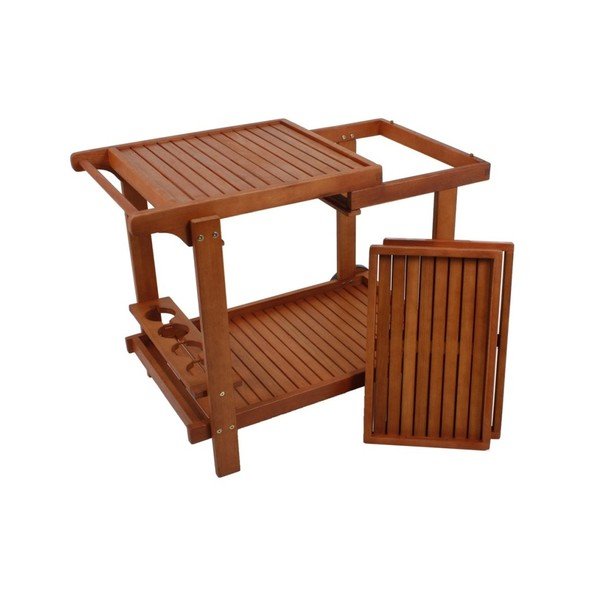 Eikalipta masīvkoka dārza servēšanas galdiņš 60x100 cm Hayward – Garden Pleasure-image-1