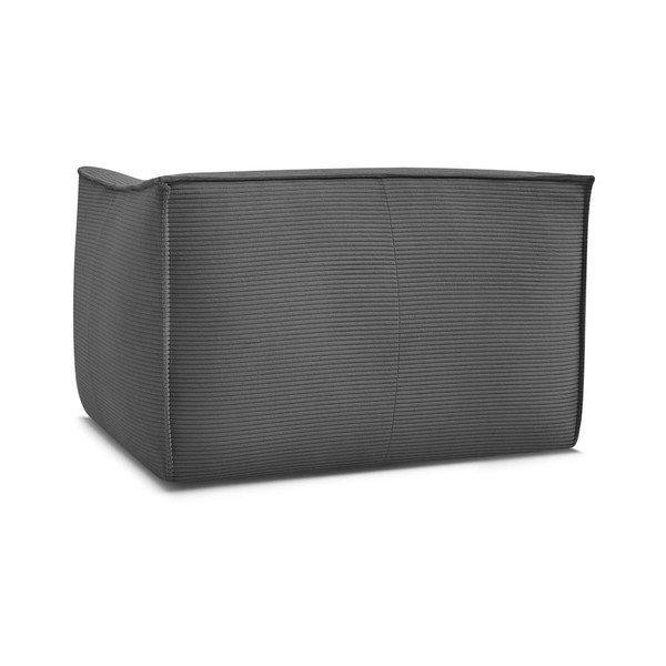 Tumši pelēks velveta atpūtas krēsls Giorgia – Bobochic Paris-image-4