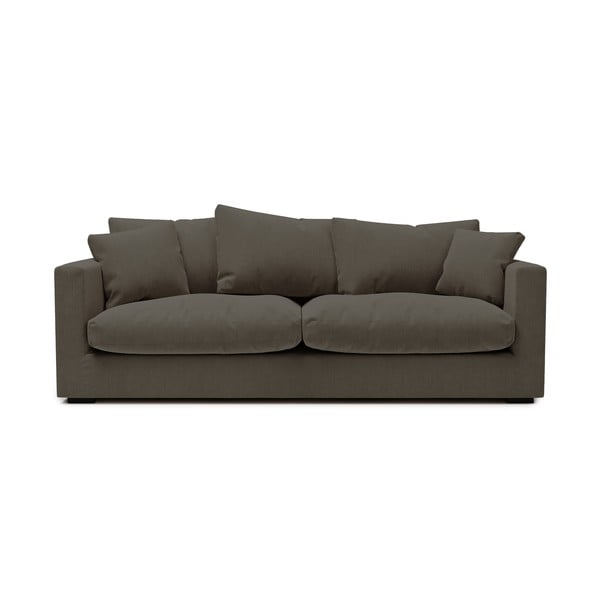 Tumši pelēks velveta dīvāns 220 cm Comfy – Scandic