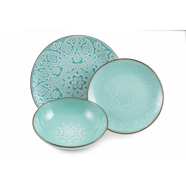 18 daļu trauku komplekts VDE Tivoli 1996 Baku Turquoise-image-3