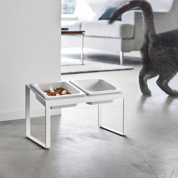Keramikas bļodiņu komplekts ar pamatni mājdzīvniekiem Nooks – YAMAZAKI-image-4