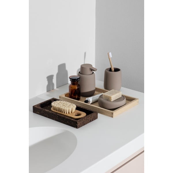 Gaiši brūns keramikas vannas istabas organizators – Blomus-image-1