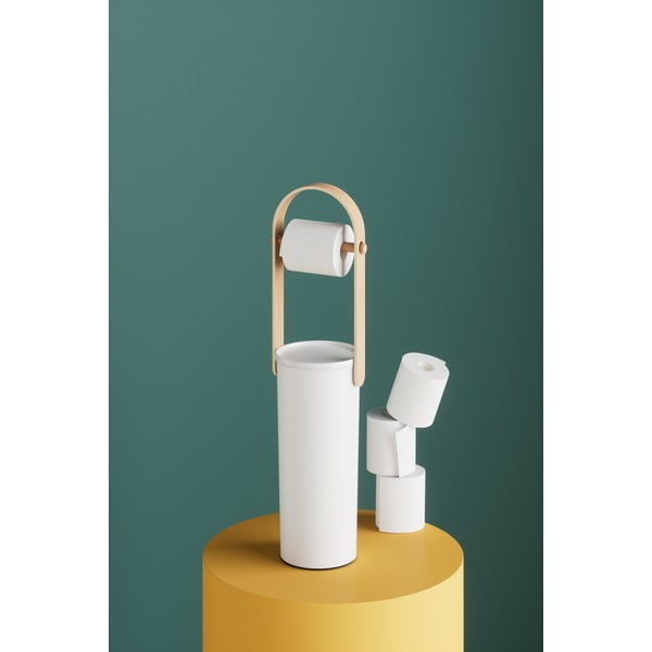 Balts plastmasas tualetes papīra turētājs Bellwood – Umbra-image-4