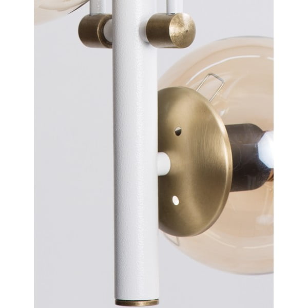 Piekaramā lampa ar stikla abažūru ø 15 cm Libra – Squid Lighting-image-2