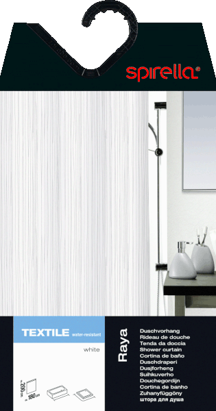 Dušas aizkars 180x200 cm Raya – Spirella-image-2