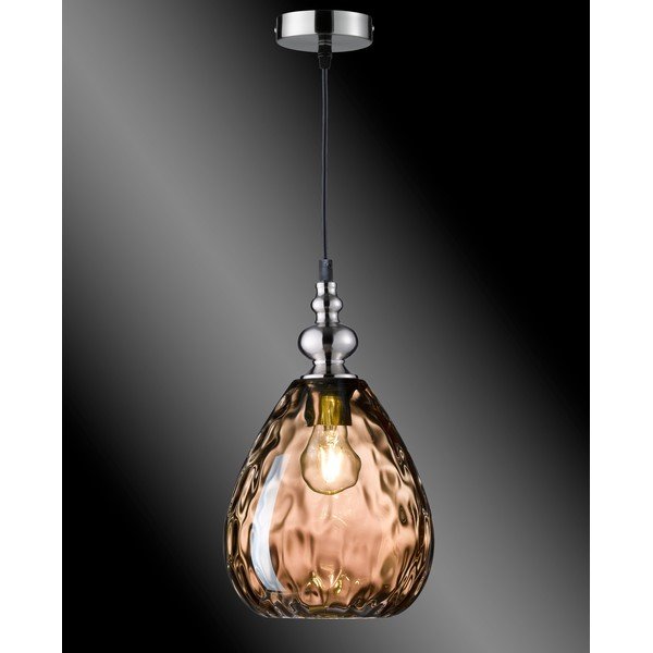 Brūna piekaramā lampa no stikla Uller – Fischer & Honsel-image-1