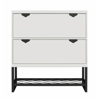 Balts apavu plaukts Brielle – CosmoLiving by Cosmopolitan