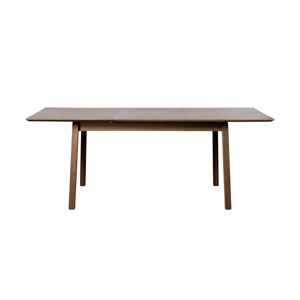 Brūns izvelkams ēdamgalds ar ozolkoka imitācijas galda virsmu 95x200 cm Bari – Unique Furniture-image-4