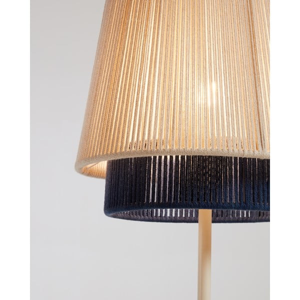 Stāvlampa ar tekstila abažūru (augstums 163 cm) Yuvia – Kave Home-image-1
