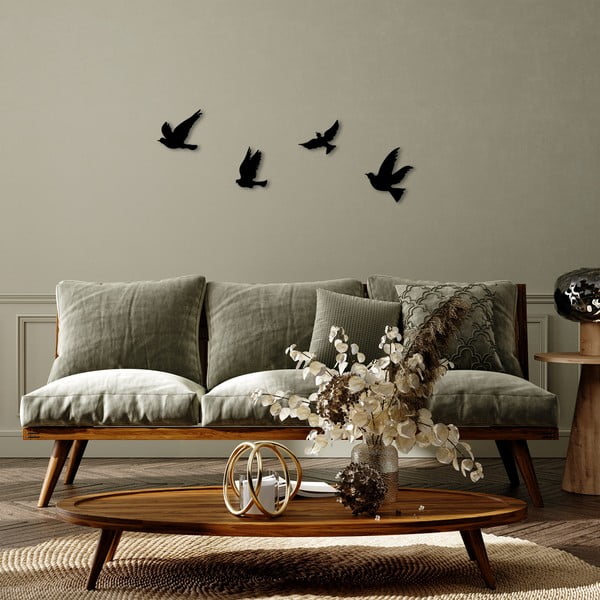 Metāla sienas dekori (4 gab.) 18x20 cm Birds – Wallity-image-3