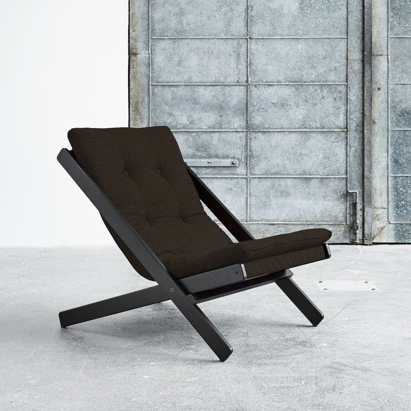 Saliekamais krēsls Karup Boogie Black/Choco Brown