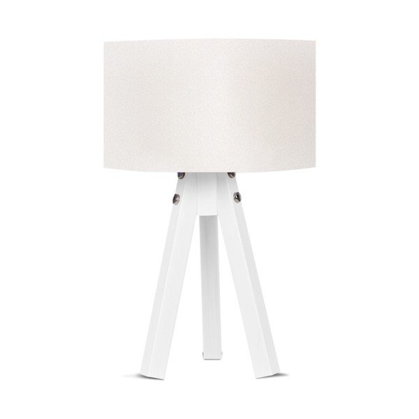 Balta galda lampa Mdf – Magenta Home