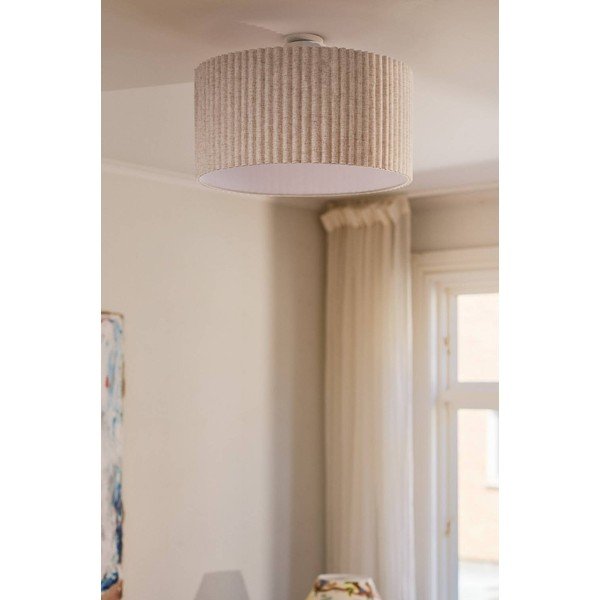 Bēša lina griestu lampa ø 60 cm Alina – Jotex-image-2