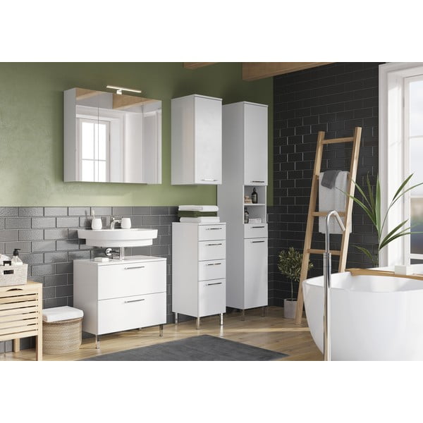 Balts skapītis zem izlietnes 60x60 cm Arvada – Germania-image-3