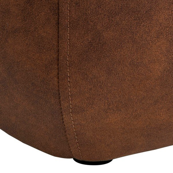 Brūns mākslīgās ādas pufs Actona Mie, 40 x 40 cm-image-3