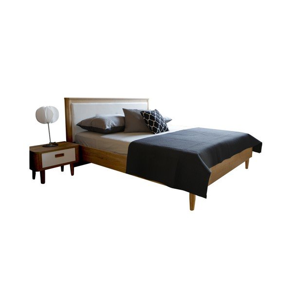 Balta divguļamā gulta Mazzini Beds Scandi, 140 x 200 cm-image-4