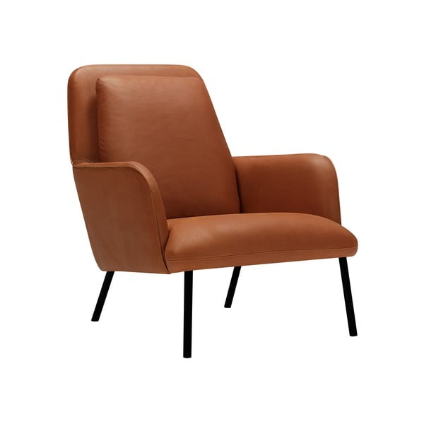 Konjakbrūns atpūtas krēsls Oliver – Sits-image-2