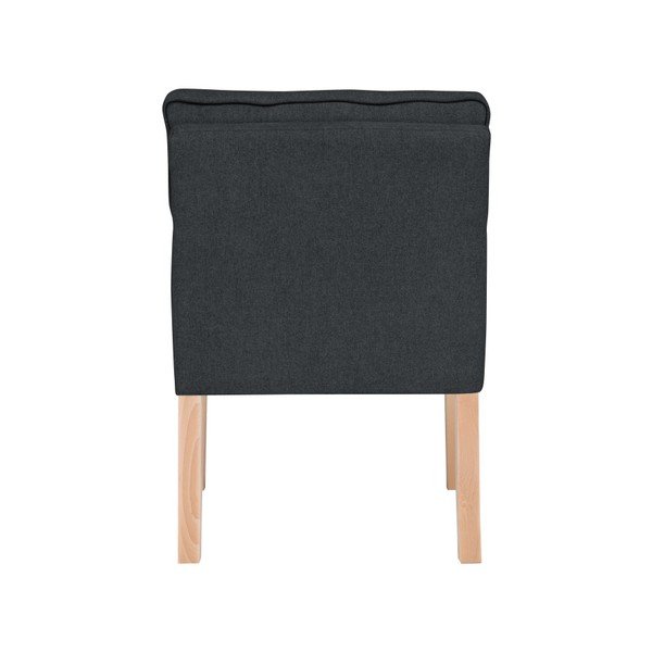 Melns krēsls ar atzveltnēm Micadoni Home Mista-image-2