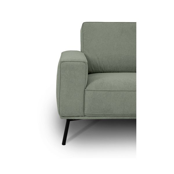 Zaļš stūra dīvāns no šenila auduma (ar labo stūri/L veida) Amsterdam – Scandic-image-4