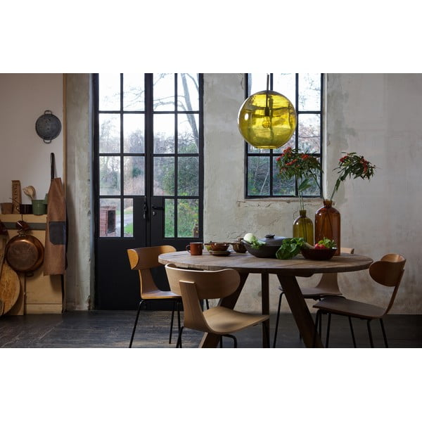 Ēdamgalds no elma koka BePureHome Tondo, ⌀ 140 cm-image-1