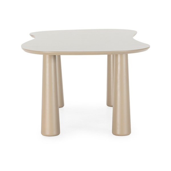 Bēšs žurnālgaldiņš ar priedes masīvkoka galda virsmu 110x220 cm Nahia – MOME-image-2