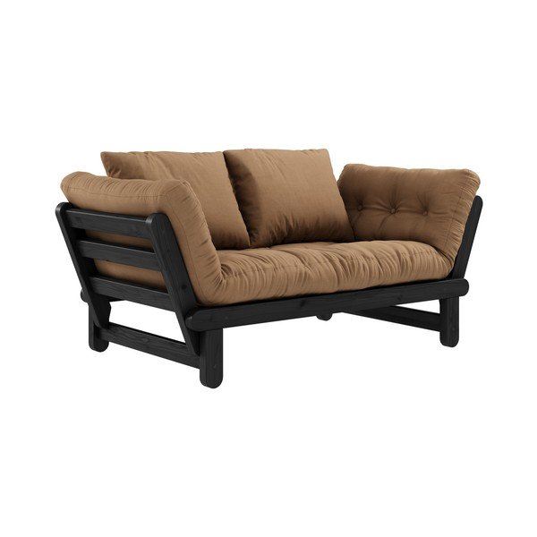 Izvelkamais dīvāns Karup Design Beat Black/Mocca-image-3