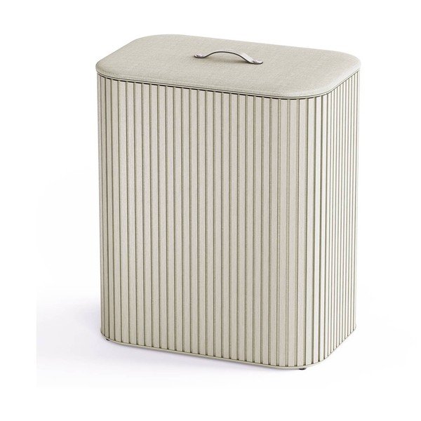 Bēšs bambusa veļas grozs 2x45 l Tota Luxe – Joseph Joseph-image-3